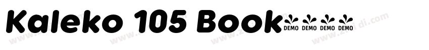 Kaleko 105 Book字体转换 Kaleko 105 Book字体转换